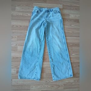 PacSun Women's Blue Casey Low Rise Baggy Denim Jeans
